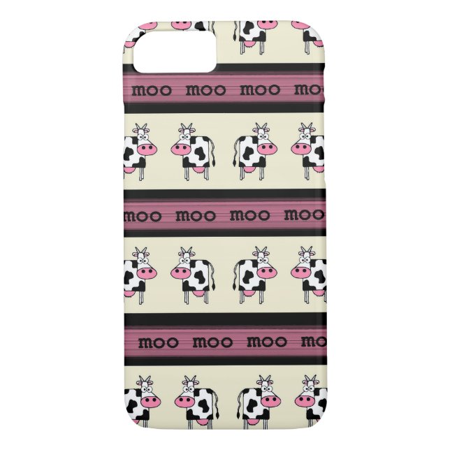 Cow Pattern Case-Mate iPhone Case (Back)