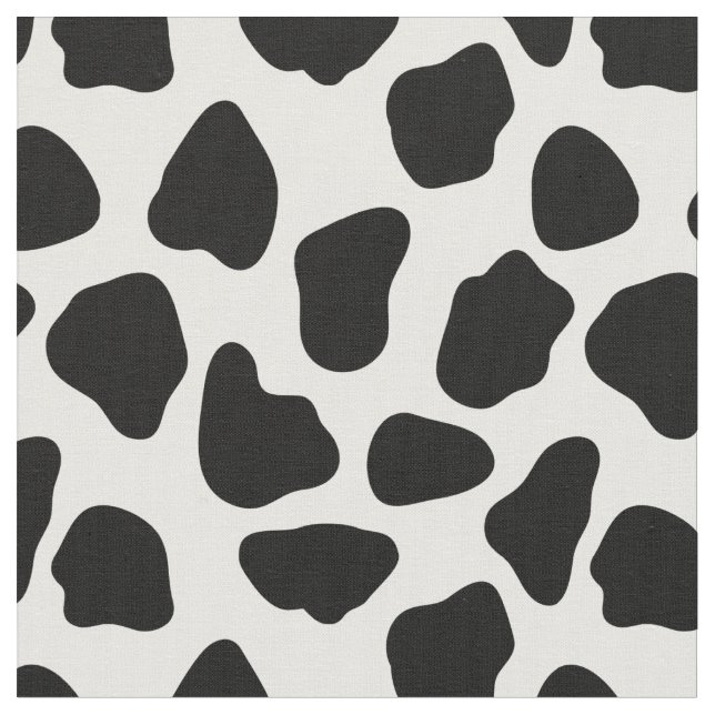 Cow pattern fabric (Close Up)