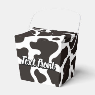 Cow Pattern Favour Box