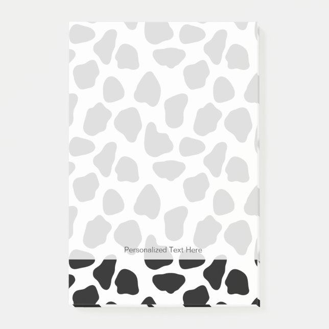 Cow pattern post-it notes (Front)