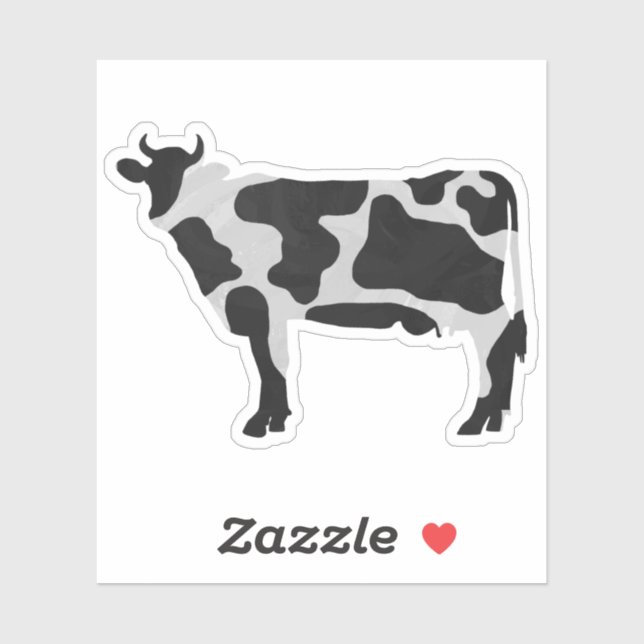 Cow pattern silhouette (Sheet)