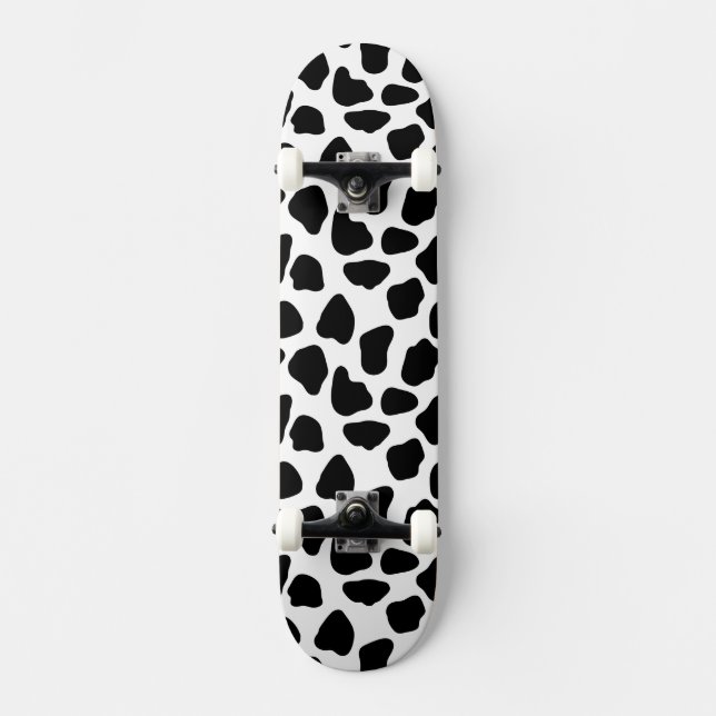 Cow pattern skateboard (Front)