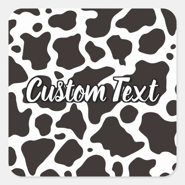 Cow Pattern Sticker (Front)