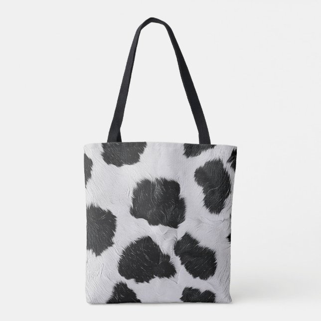 Cow pattern tote bag (Back)