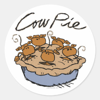 Cow Pie Sticker