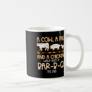 Cow Pig Chicken Walk R B Q Bbq Rbecue Grilling Men Coffee Mug