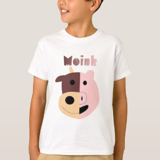 Cow + Pig = Moink kids tshirt