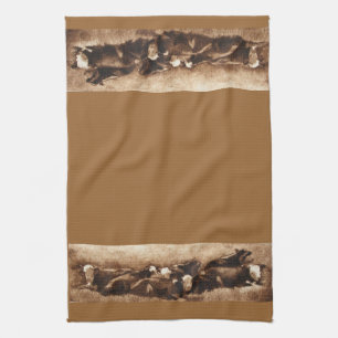 Cow Pile Kitchen Towel
