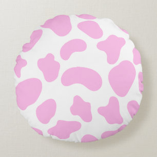 Cow Pink Round Cushion