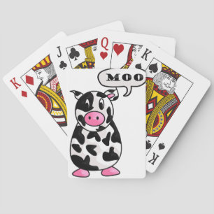 cow playing cards