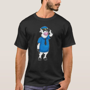 Cow Police Police officer Police hat T-Shirt