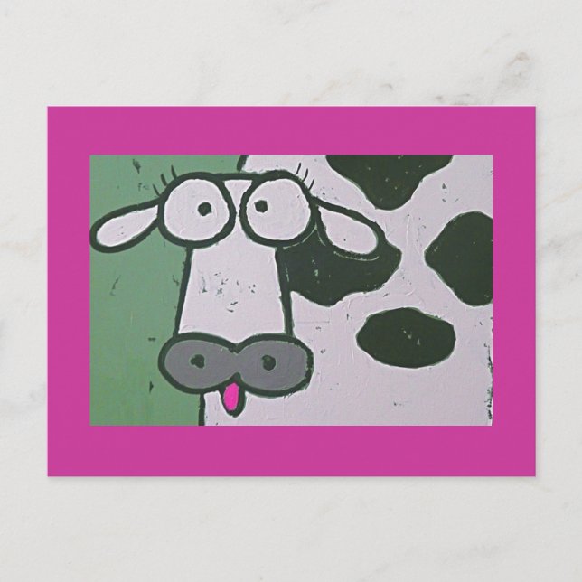 cow postcard (Front)