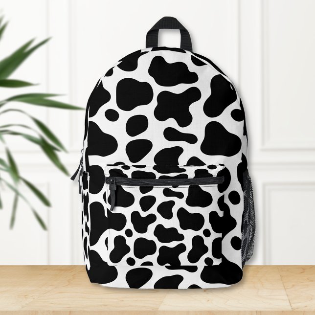 Cow print backpack, Black and white cow backpack (Creator Uploaded)