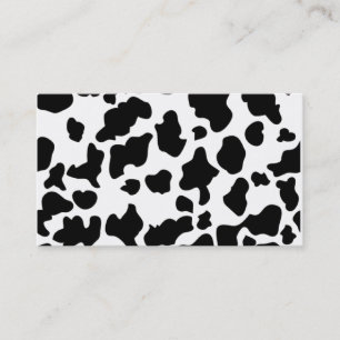 Cow Print Business Card