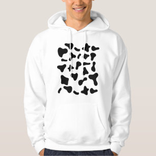 Cow Print Cow Costume Funny and Cute Calf Hallowee Hoodie