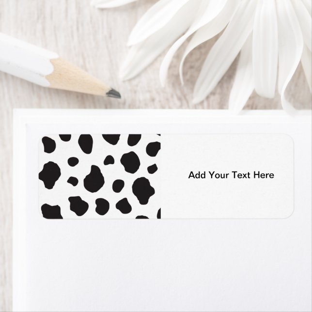 Cow Print, Cow Pattern, Cow Spots, Black And White (Insitu)