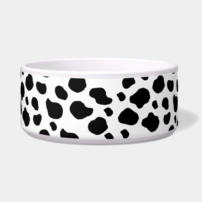 Cow Print, Cow Pattern, Cow Spots, Black And White (Front)