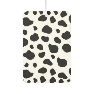 Cow Print, Cow Pattern, Cow Spots, Black And White Car Air Freshener