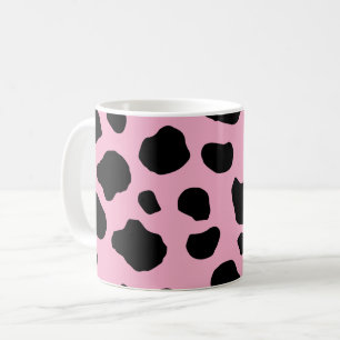 Cow Print, Cow Pattern, Cow Spots, Pink Cow Coffee Mug