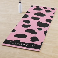 Cow Print, Cow Spots, Pink Cow, Your Name