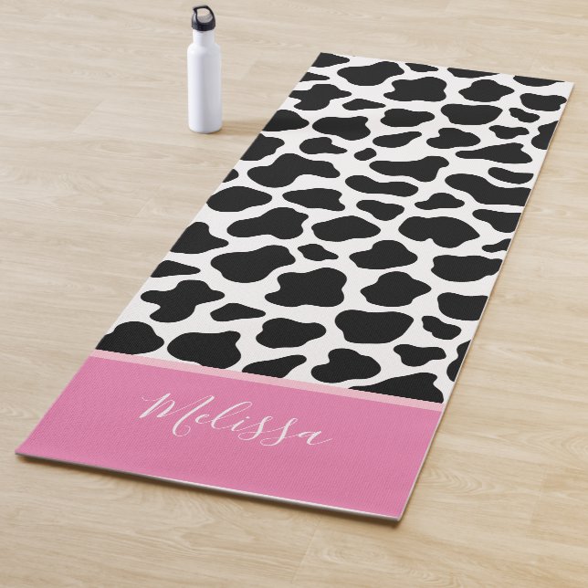 Cow Print Farm Animal Pattern Yoga Gift Yoga Mat (In Situ)