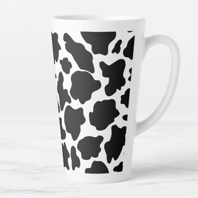 Cow Print Latte Mug (Right)