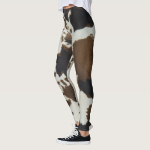Cow Print Leggings