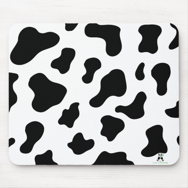 Cow-print mat mouse mat (Front)