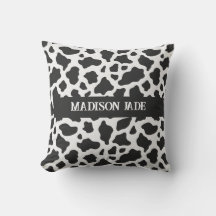 Cow Print Monogram Minimal Animal Print