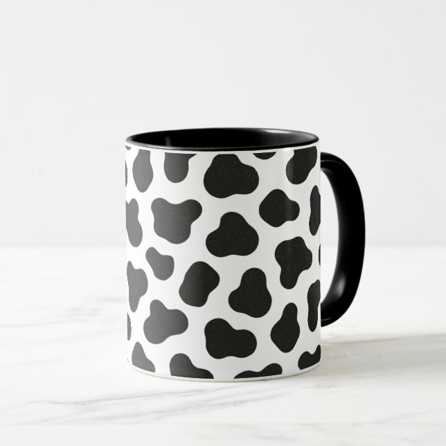Cow Print Mug (Front Right)