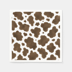 Cow Print Napkins Little Cowboy Baby Shower