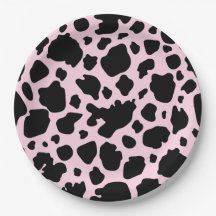 Cow Print on President Pink