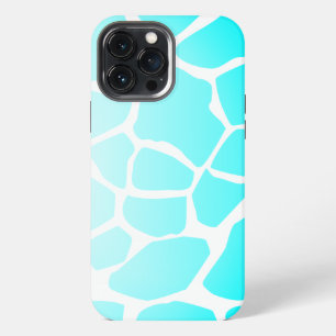 Cow Print Pattern in Sky Blue Colour iPhone 13 Pro Max Case