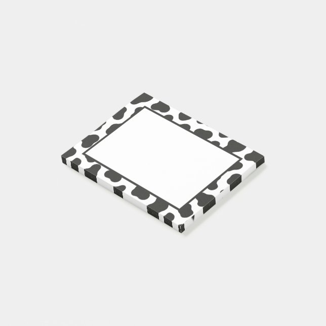Cow Print Post-it Notes (Angled)