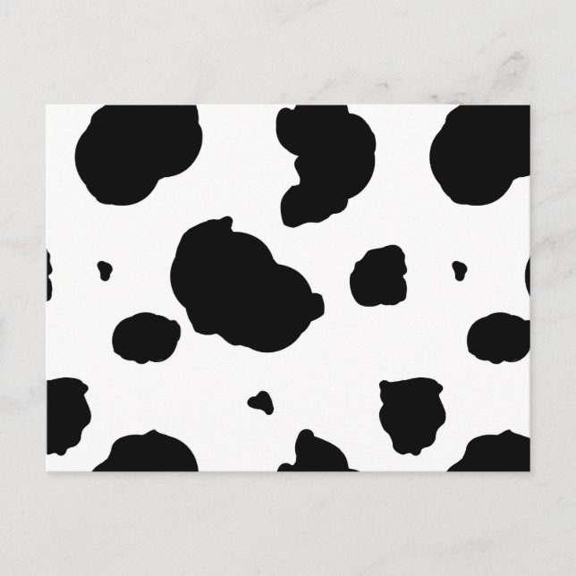 Cow Print Postcard (Front)