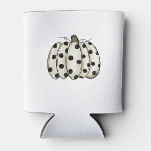 Cow Print Pumpkin Thanksgiving Fall Cattle Can Cooler