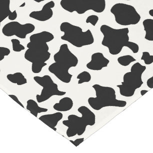 Cow Print Short Table Runner