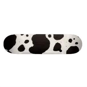 Cow Print Skateboard