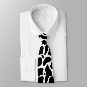 Cow Print Tie: Modern and Edgy Tie