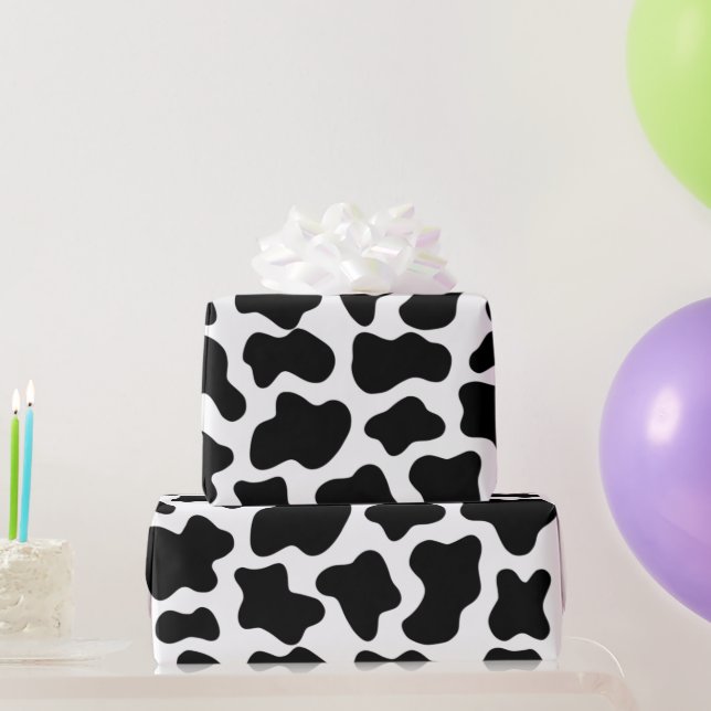 Cow Print  Wrapping Paper (Party Gifts)