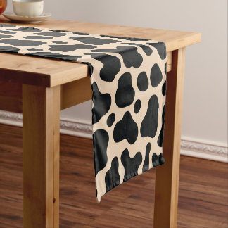 Cow printing medium table runner