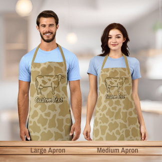Cow Profile Apron