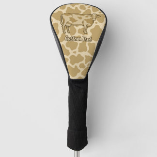 Cow Profile Golf Head Cover
