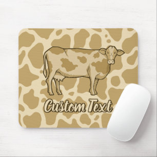 Cow Profile Mouse Pad