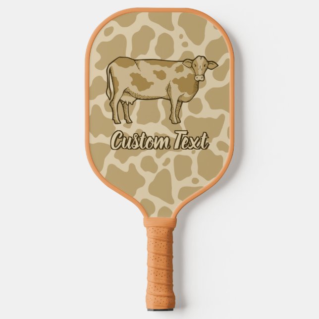 Cow Profile Pickleball Paddle (Front)