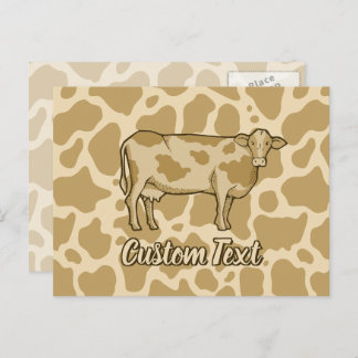 Cow Profile Postcard