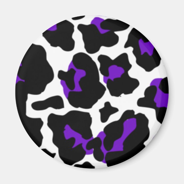 cow purple magnet (Front)