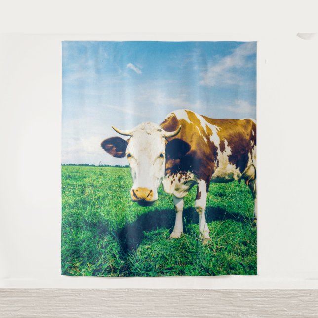 Cow Ranch Southern Farm  Mural | Wall Tapestry (Front)