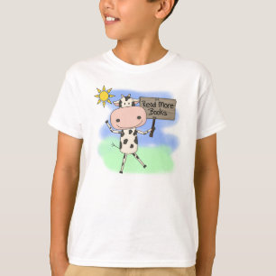 Cow Read More Books T-Shirt