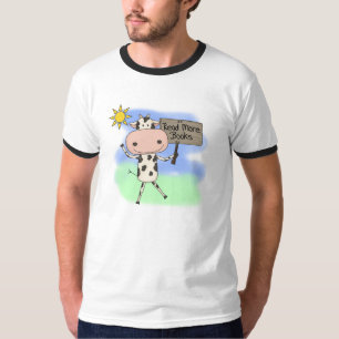 Cow Read More Books T-Shirt
